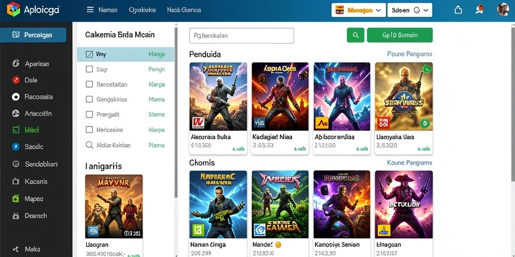 Tangkapan layar gameplay menunjukkan aksi seru dalam AVATAR808.