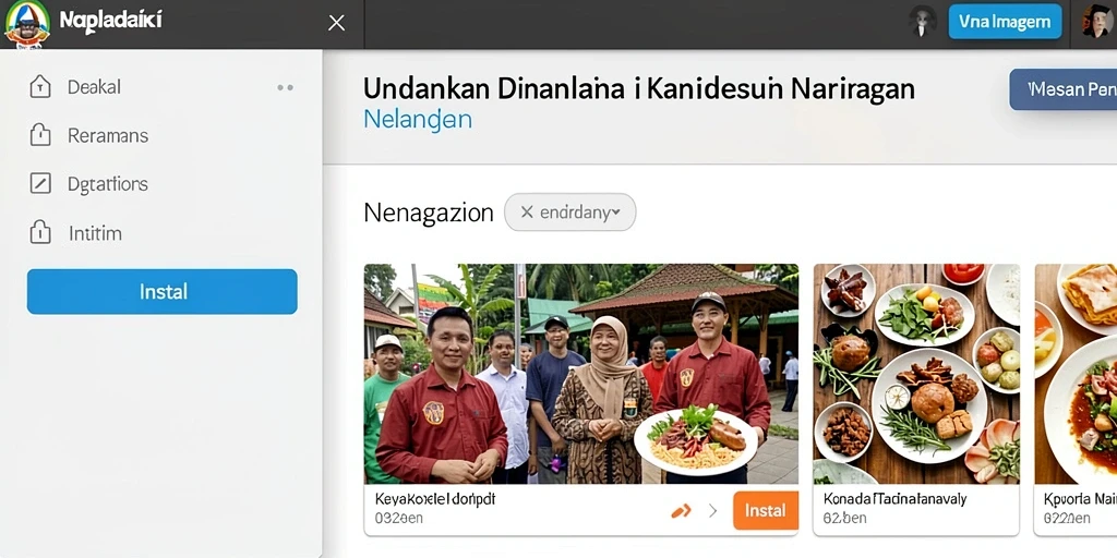 Tampilan level pertama yang memperlihatkan motif batik klasik.