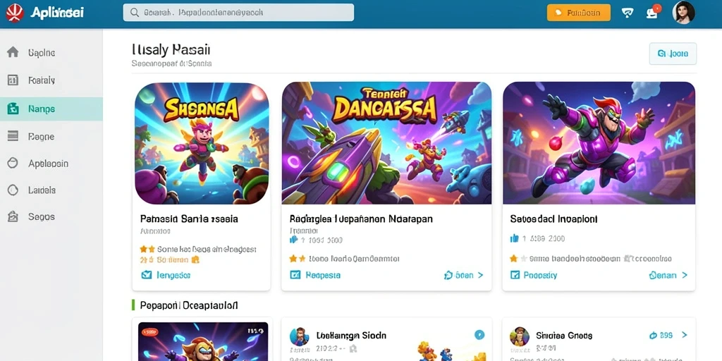 Tampilan antarmuka pengguna yang menarik.