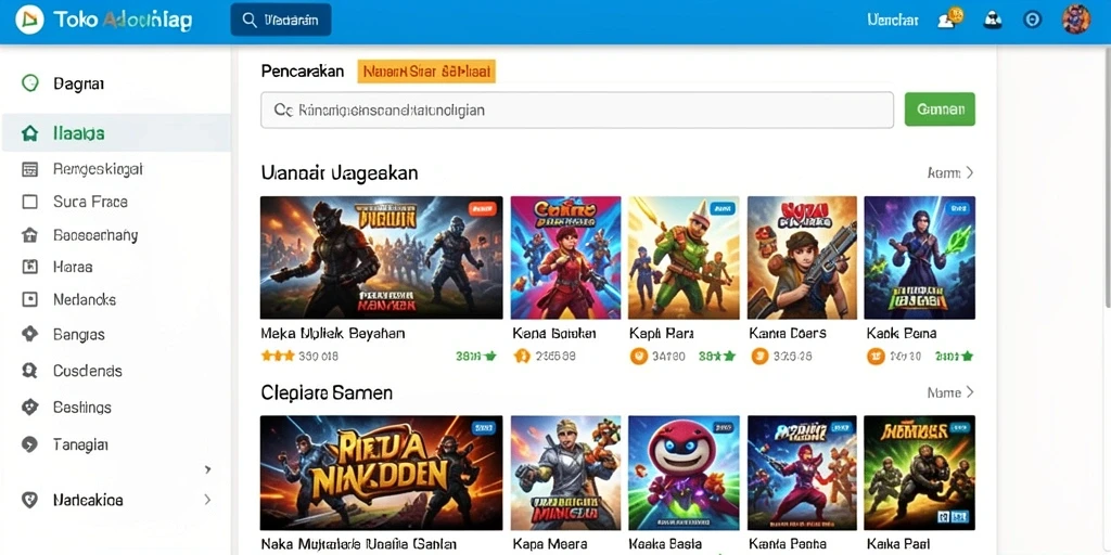 Tampilan antarmuka yang menarik dan modern.