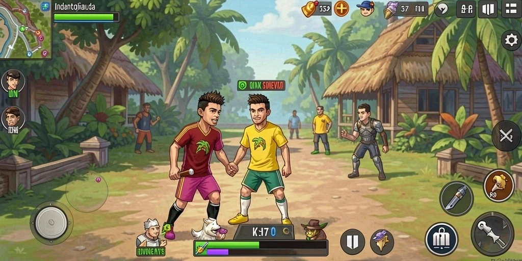 Screenshot menunjukkan permainan live dealer yang menarik.