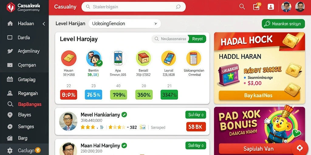Tampilan utama MPO76 yang menarik dan user-friendly.