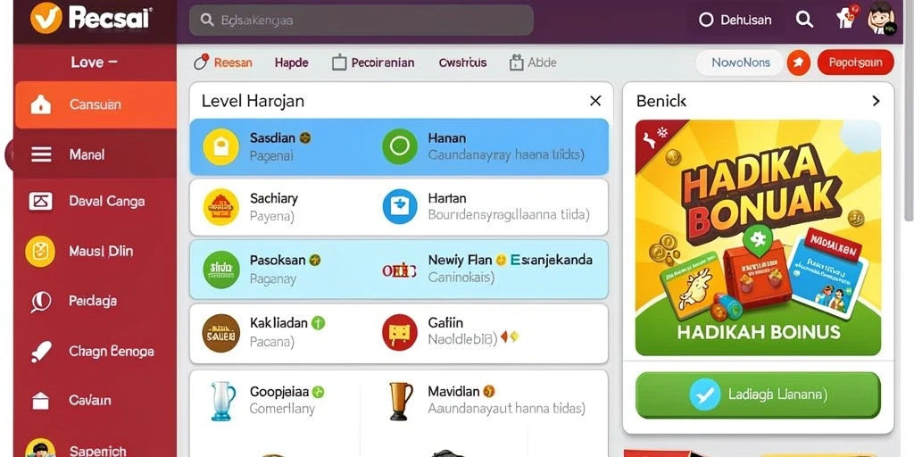 Screenshot menampilkan karakter utama dalam aksi
