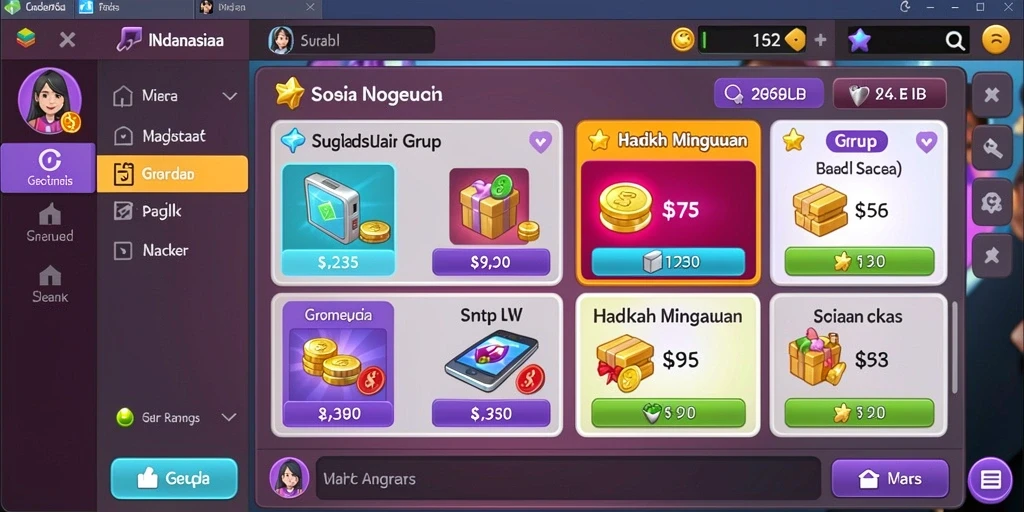 Tampilan grafis yang menawan dan interaktif.