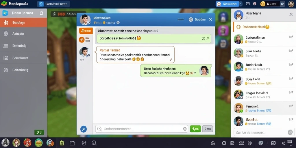 Tampilan karakter yang menawan dan beragam.