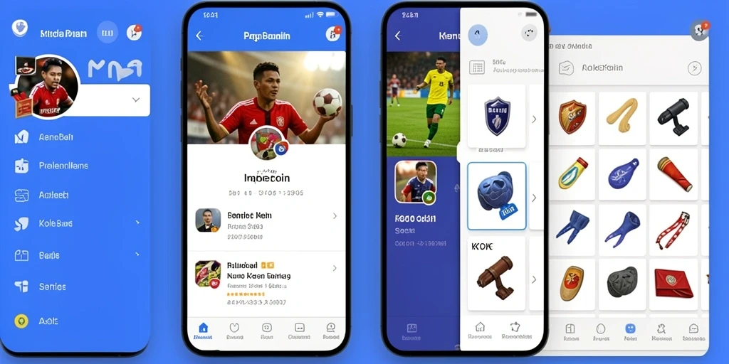 Tampilan awal aplikasi dengan desain yang menarik.