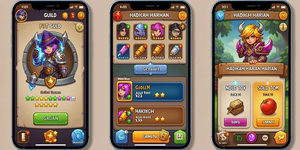 Tampilan menu utama TOTO1000 yang menarik dan intuitif.