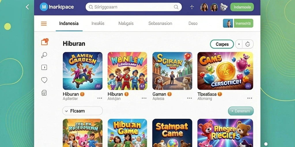 Tampilan antarmuka yang menarik dan mudah dinavigasi.